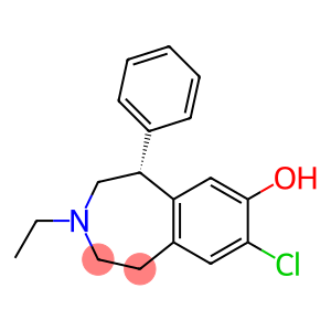 (5R)-2,3,4,5-Tetrahydro-8-chloro-3-ethyl-5α-phenyl-1H-3-benzazepin-7-ol