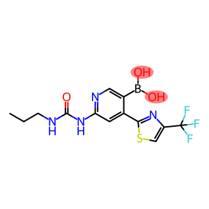 6-(3-propylureido)-4-(4-(trifluoroMethyl)thiazol-2-yl)pyridin-3-ylboronic acid