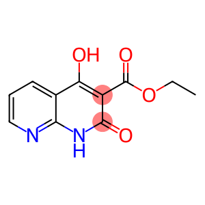 1,8-Naphthyridine-3-carboxylic acid, 1,2-dihydro-4-hydroxy-2-oxo-, ethyl ester