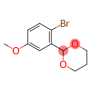 2-(2-bromo-5-methoxyphenyl)-1,3-dioxane