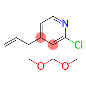 4-烯丙基-2-氯-3-(二甲氧基甲基)吡啶