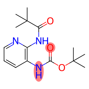 Carbamic acid, N-[2-[(2,2-dimethyl-1-oxopropyl)amino]-3-pyridinyl]-, 1,1-dimethylethyl ester