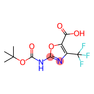 5-Oxazolecarboxylic acid, 2-[[(1,1-dimethylethoxy)carbonyl]amino]-4-(trifluoromethyl)-