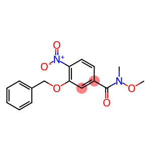 3-(Benzyloxy)-N-methoxy-N-methyl-4-nitrobenzamide