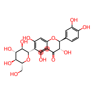 (2S,3S)-2-(3,4-Dihydroxyphenyl)-3,5,7-trihydroxy-6-((2S,3R,4R,5S,6R)-3,4,5-trihydroxy-6-(hydroxymethyl)tetrahydro-2H-pyran-2-yl)chroman-4-one