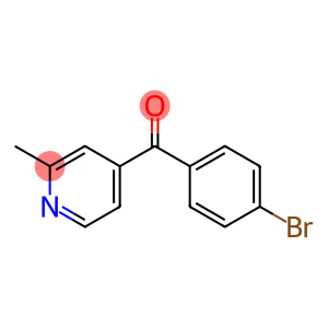 (4-Bromophenyl)(2-methylpyridin-4-yl)methanone