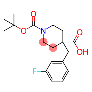 1-(tert-Butoxycarbonyl)-4-(3-fluorobenzyl)piperidine-4-carboxylic acid