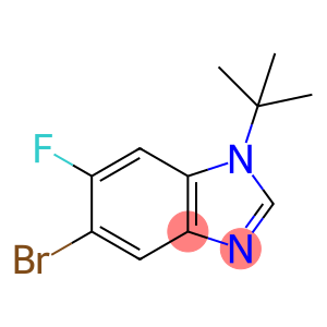 5-Bromo-1-(tert-butyl)-6-fluoro-1H-benzo[d]imidazole