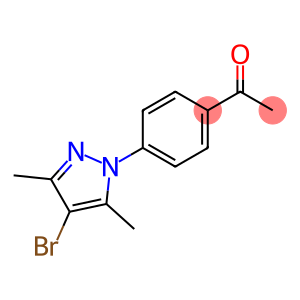 1-(4-ACETYLPHENYL)-4-BROMO-3,5-DIMETHYLPYRAZOLE