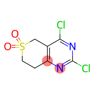 2,4-二氯-7,8-二氢-5H-噻喃并[4,3-D]嘧啶 6,6-二氧化物