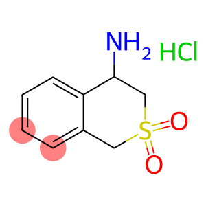 4-Amino-3,4-dihydro-1H-isothiochromene 2,2-dioxide hydrochloride, 3,4-Dihydro-1H-isothiochromen-4-amine 2,2-dioxide hydrochloride, 4-Amino-3,4-dihydro-1H-2-benzothiopyran 2,2-dioxide hydrochloride