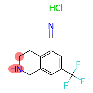 1,2,3,4-Tetrahydro-7-(trifluoromethyl)-5-isoquinolinecarbonitrile hydrochloride