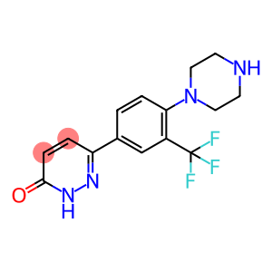 6-(4-(Piperazin-1-yl)-3-(trifluoromethyl)phenyl)pyridazin-3(2H)-one