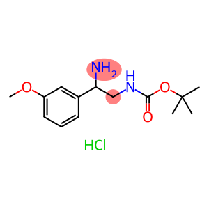 [2-Amino-2-(3-methoxy-phenyl)-ethyl]-carbamic acid tert-butyl ester hydrochloride