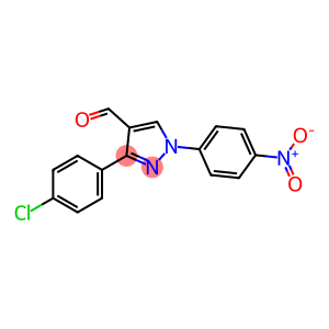 3-(4-CHLOROPHENYL)-4-FORMYL-1-(4-NITROPHENYL)-1H-PYRAZOLE