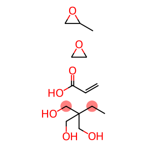 Oxirane, methyl-, polymer with oxirane, ether with 2-ethyl-2-(hydroxymethyl)-1,3-propanediol (3:1), 2-propenoate