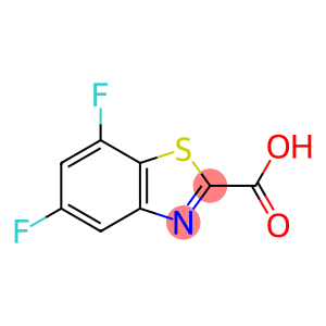 2-Benzothiazolecarboxylic acid, 5,7-difluoro-