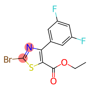 2-Bromo-4-(3,5-difluoro-phenyl)-thiazole-5-carboxylic acid ethyl ester