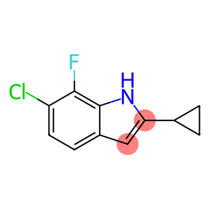 6-Chloro-2-cyclopropyl-7-fluoro-1H-indole