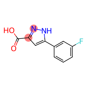 1H-Pyrazole-3-carboxylic acid, 5-(3-fluorophenyl)-