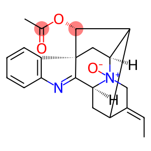 7,17(2H)-Cyclosarpagan-17-ol, 1,2-didehydro-, 4-oxide, 17-acetate, (4S,7R,16S,17R)-