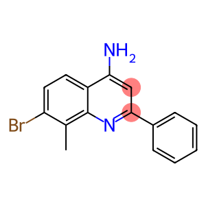 4-Amino-7-bromo-8-methyl-2-phenylquinoline