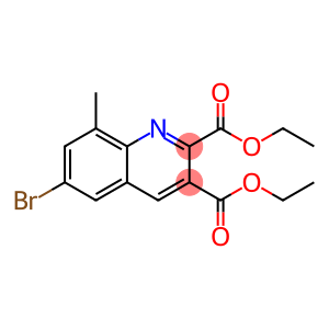 6-Bromo-8-methylquinoline-2,3-dicarboxylic acid diethyl ester