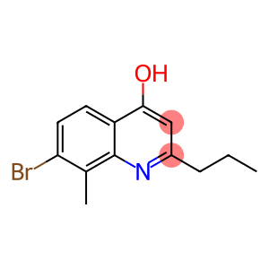 4-Quinolinol, 7-bromo-8-methyl-2-propyl-