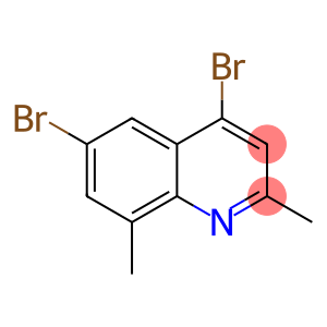 Quinoline, 4,6-dibromo-2,8-dimethyl-