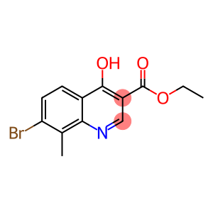 3-Quinolinecarboxylic acid, 7-bromo-4-hydroxy-8-methyl-, ethyl ester