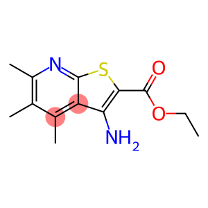 Thieno[2,3-b]pyridine-2-carboxylic acid, 3-amino-4,5,6-trimethyl-, ethyl ester