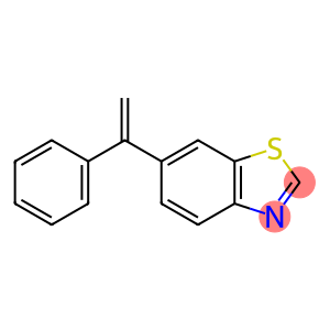 Benzothiazole, 6-(1-phenylethenyl)-