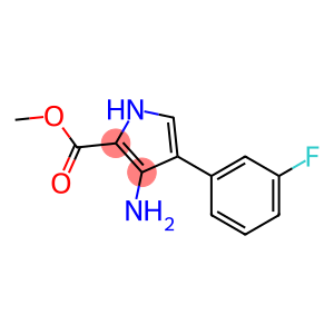 methyl 3-amino-4-(3-fluorophenyl)-1H-pyrrole-2-carboxylate