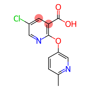 5-Chloro-2-(6-methyl-pyridin-3-yloxy)-nicotinic acid