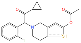 2-[2-(Acetyloxy)-6,7-dihydrothieno[3,2-c]pyridin-5(4H)-yl]-1-(cyclopropyl-d5)-2-(2-fluorophenyl)ethanone