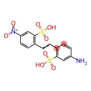 5-Amino-2-[2-(4-nitro-2-sulfophenyl)ethenyl]benzene-1-sulfonic acid