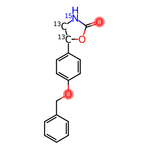 5-(4'-Benzyloxyphenyl)-[4,5-di-13C,3-15N]-2-oxazolidone