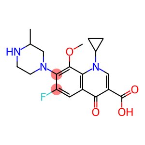 1-Cyclopropyl-6-fluoro-1,4-dihydro-8-Methoxy-7-(3-Methyl-1-piperazinyl-d4)-4-oxo-3-quinolinecarboxylic Acid