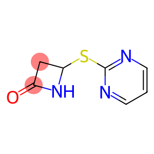 2-Azetidinone,4-(2-pyrimidinylthio)-
