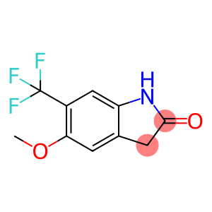 5-Methoxy-6-(trifluoromethyl)-1,3-dihydro-2H-indol-2-one