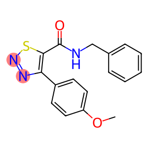 N-benzyl-4-(4-methoxyphenyl)-1,2,3-thiadiazole-5-carboxamide