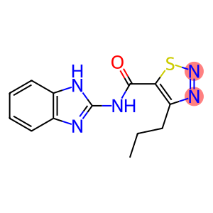 N-(1,3-dihydro-2H-benzimidazol-2-ylidene)-4-propyl-1,2,3-thiadiazole-5-carboxamide