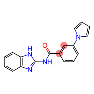 N-(1H-benzimidazol-2-yl)-3-pyrrol-1-ylbenzamide