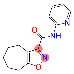 N-(pyridin-2-yl)-5,6,7,8-tetrahydro-4H-cyclohepta[d][1,2]oxazole-3-carboxamide