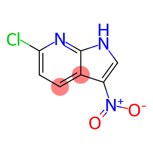 1H-pyrrolo[2,3-b]pyridine, 6-chloro-3-nitro-