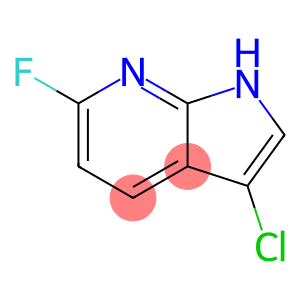 1H-PYRROLO[2,3-B]PYRIDINE, 3-CHLORO-6-FLUORO-