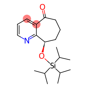 5H-Cyclohepta[b]pyridin-5-one, 6,7,8,9-tetrahydro-9-[[tris(1-methylethyl)silyl]oxy]-, (9R)-