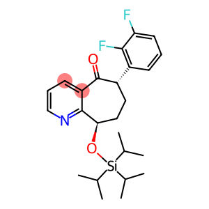 (6S,9R)-6-(2,3-二氟苯基)-6,7,8,9-四氢-9-[[三(1-甲基乙基)甲硅烷基]氧基]-5H-环庚并[B]吡啶-5-酮