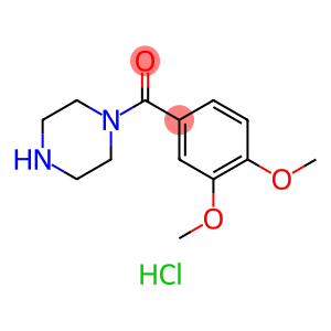 1-(3,4-DIMETHOXYBENZOYL)PIPERAZINE HYDROCHLORIDE