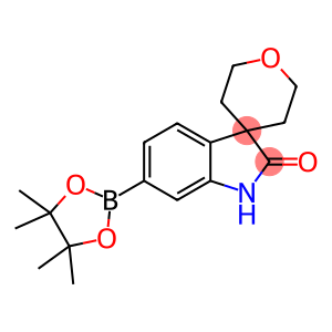 2',3',5',6'-TETRAHYDROSPIRO[INDOLINE-3,4'-PYRAN]-2-ONE-6-BORONIC ACID PINACOL ESTER